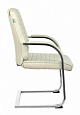 Кресло T-8010N-LOW-V эко.кожа низк.спин. полозья металл хром