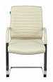Кресло T-8010N-LOW-V эко.кожа низк.спин. полозья металл хром